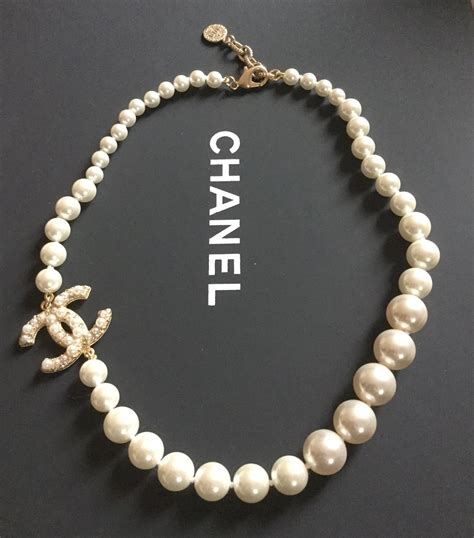 chanel necklace cc cheap|cost of Chanel pearl necklace.